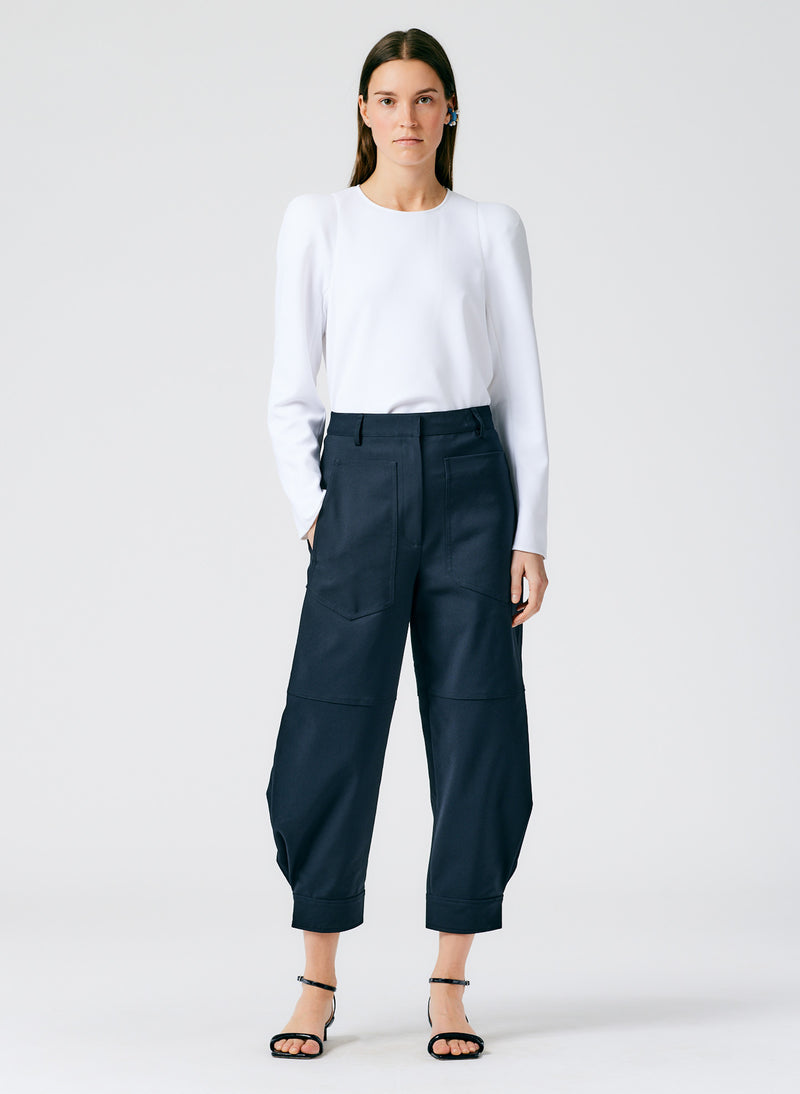 City Stretch Sculpted Pant Navy-04