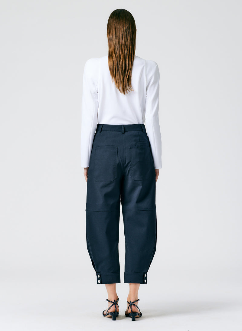 City Stretch Sculpted Pant Navy-03