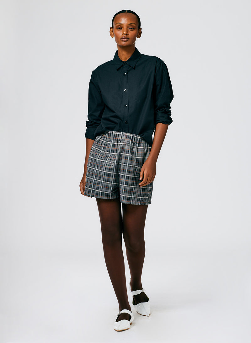 Gabe Menswear Suiting Pull On Shorts – Tibi Official