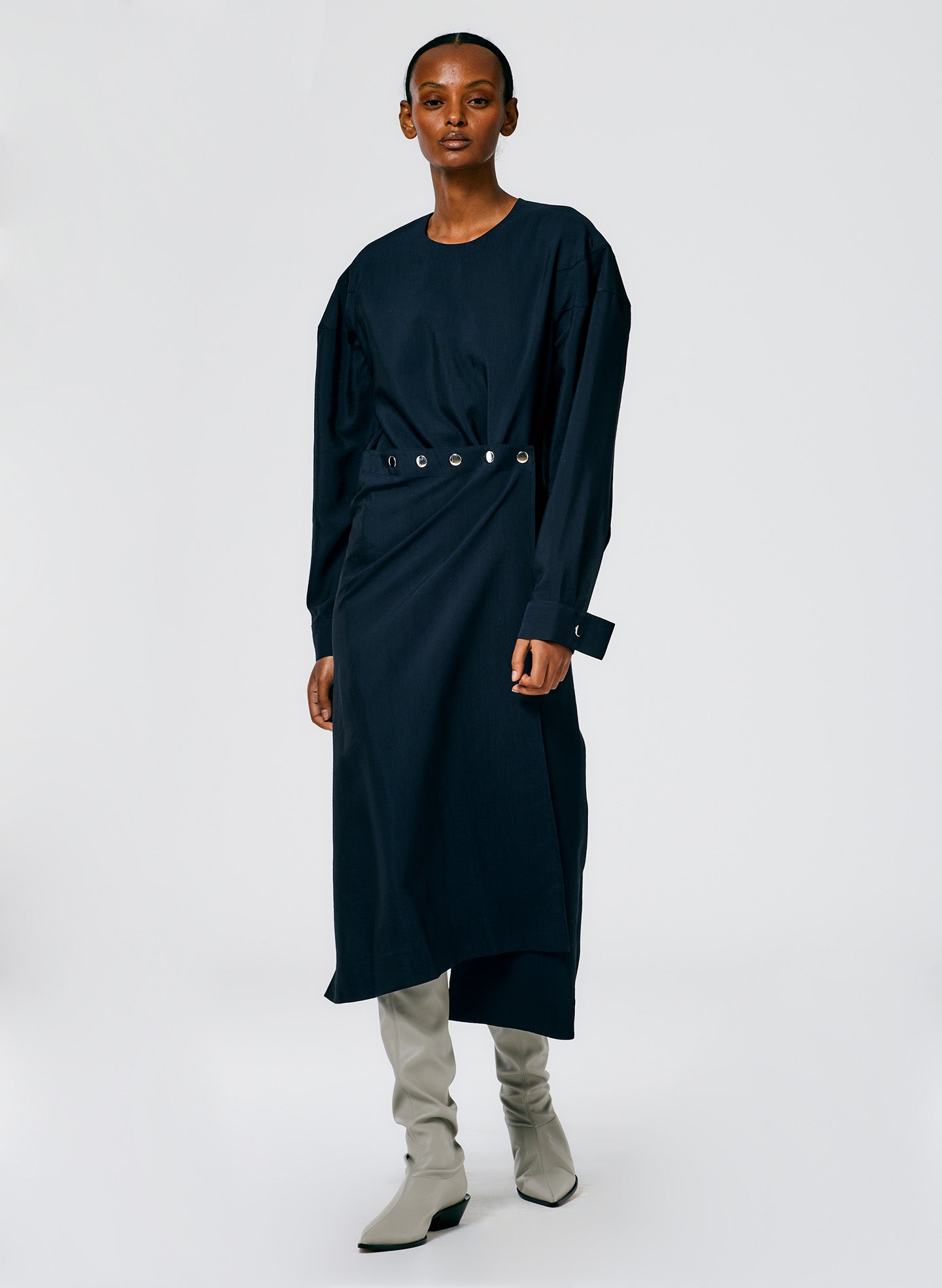 tibi asymmetrical shirt dress Tibi Stripe Asymmetrical Shirt Dress, Size 4 Blue. Original Price $475