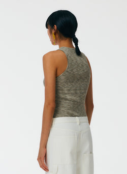 Speckled Knit Tank – Tibi Official