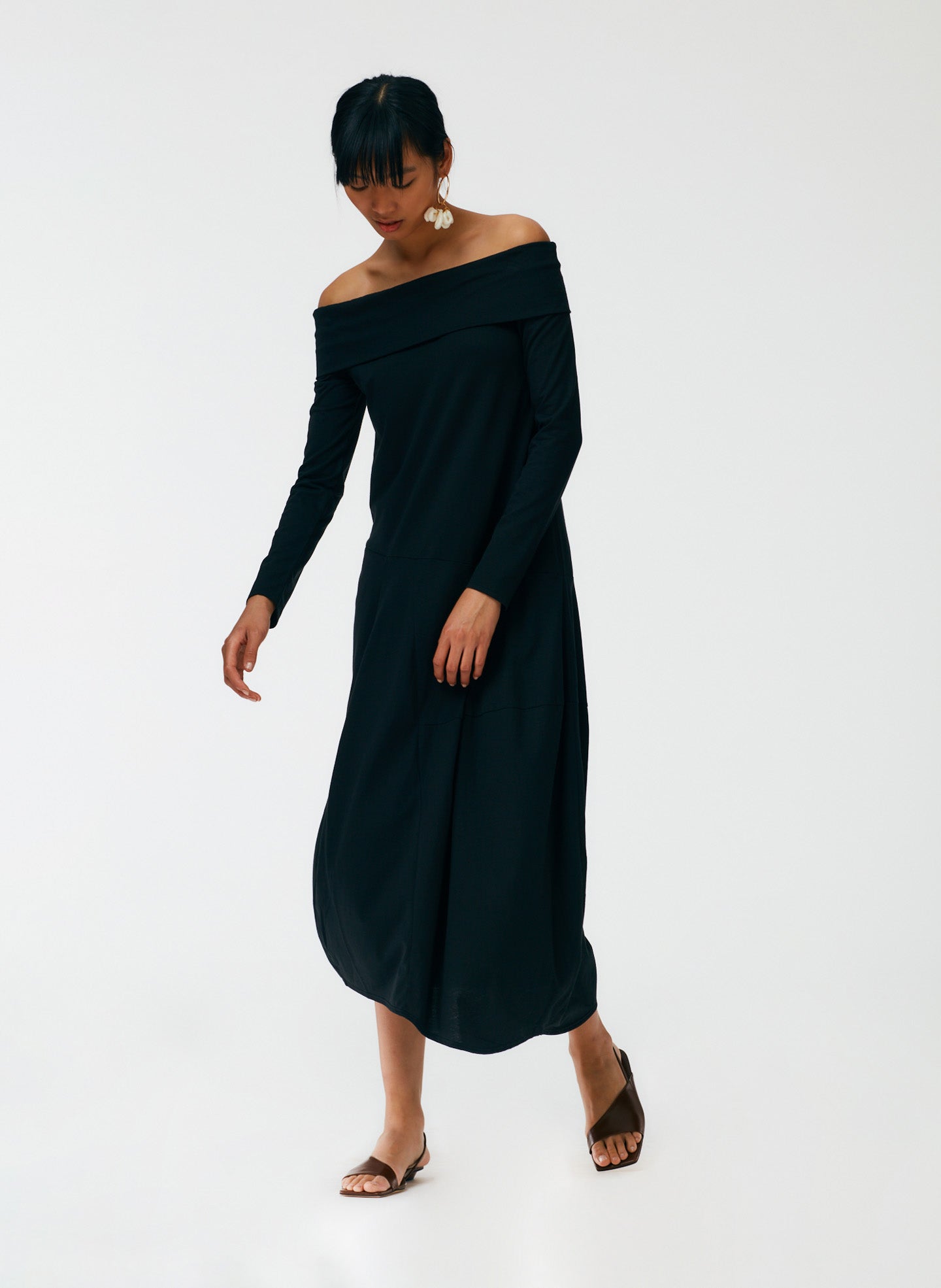 Off The Shoulder T-Shirt Dress Off The Shoulder T-Shirt Dress