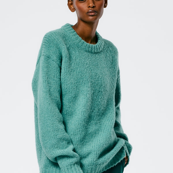 Airy Alpaca Crewneck Pullover – Tibi Official