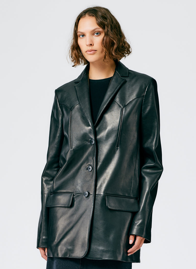 Women's Blazers, Black, Leather & Oversized Blazers