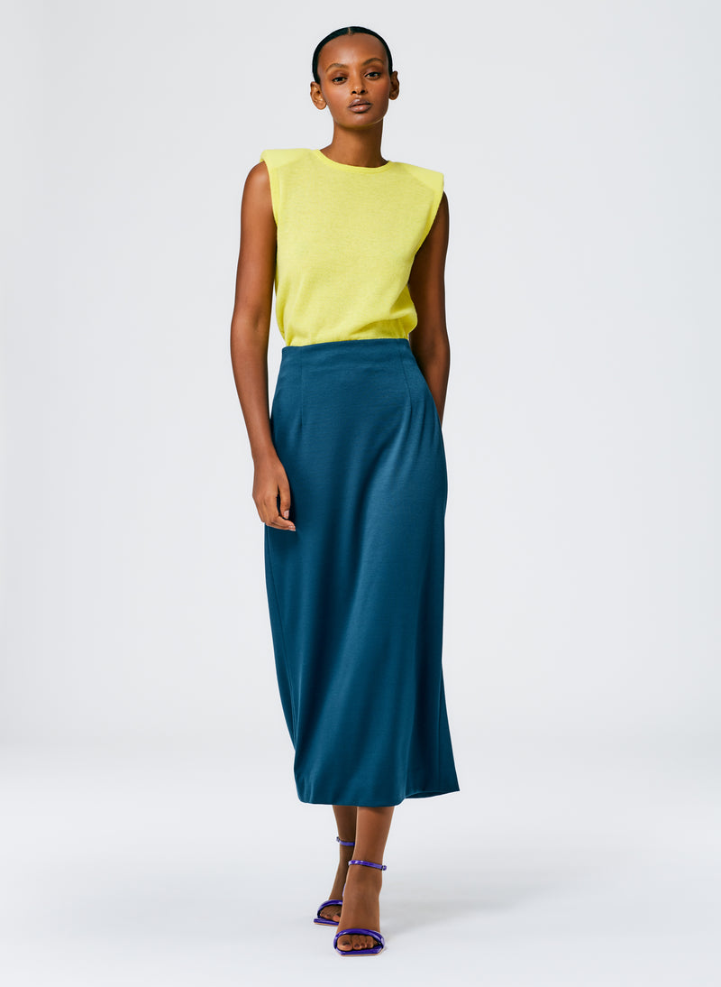Structured Knit Pencil Skirt – Tibi Official