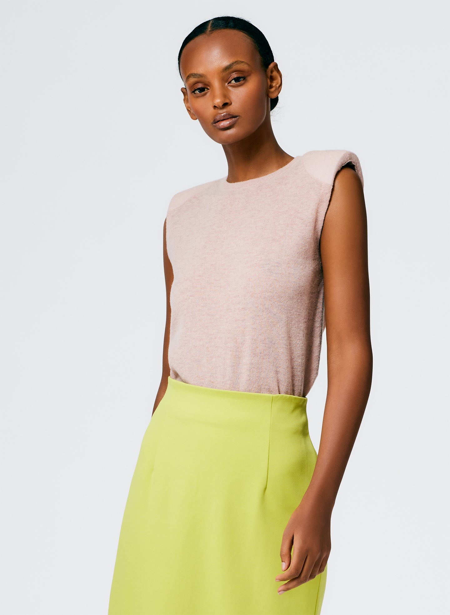 Structured Knit Pencil Skirt Tibi Official