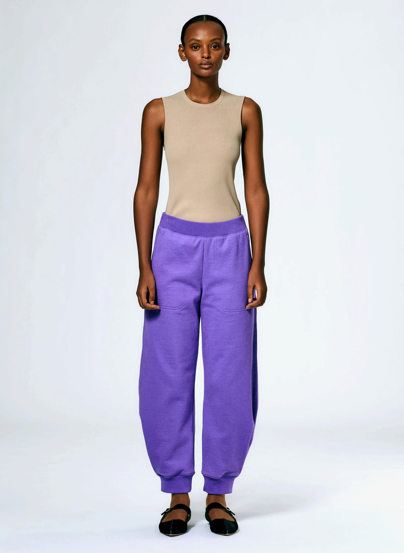 Calder Sweatpant - Regular Purple-3