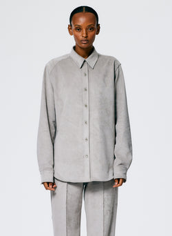 Ultrasuede Men's Slim Shirt Grey-2