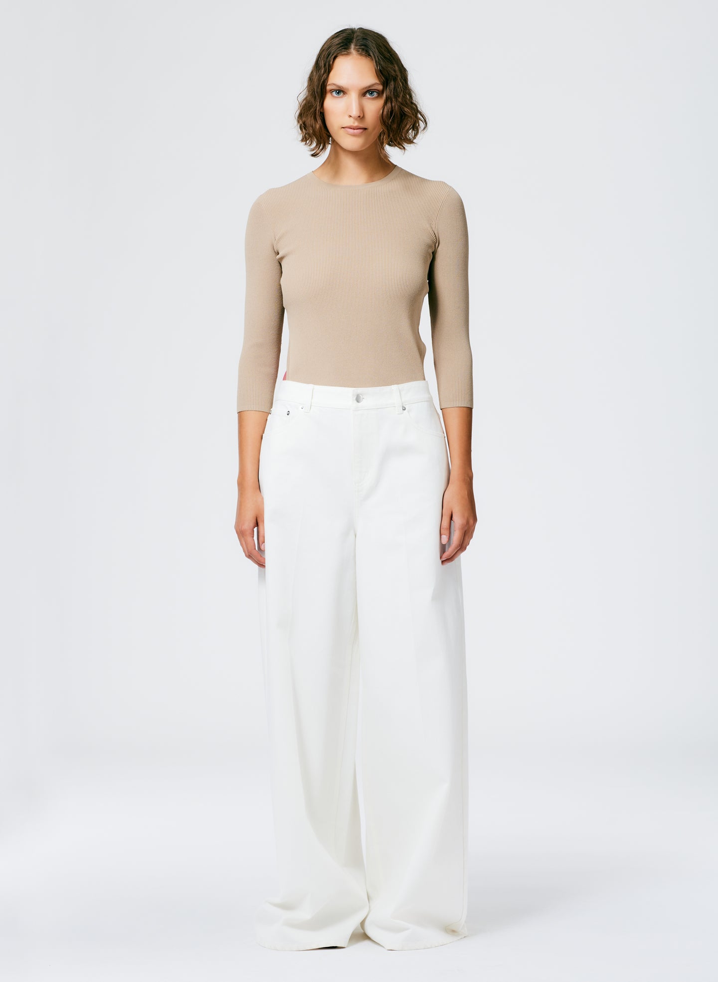 White Denim Murray Jean - Petite - White-1
