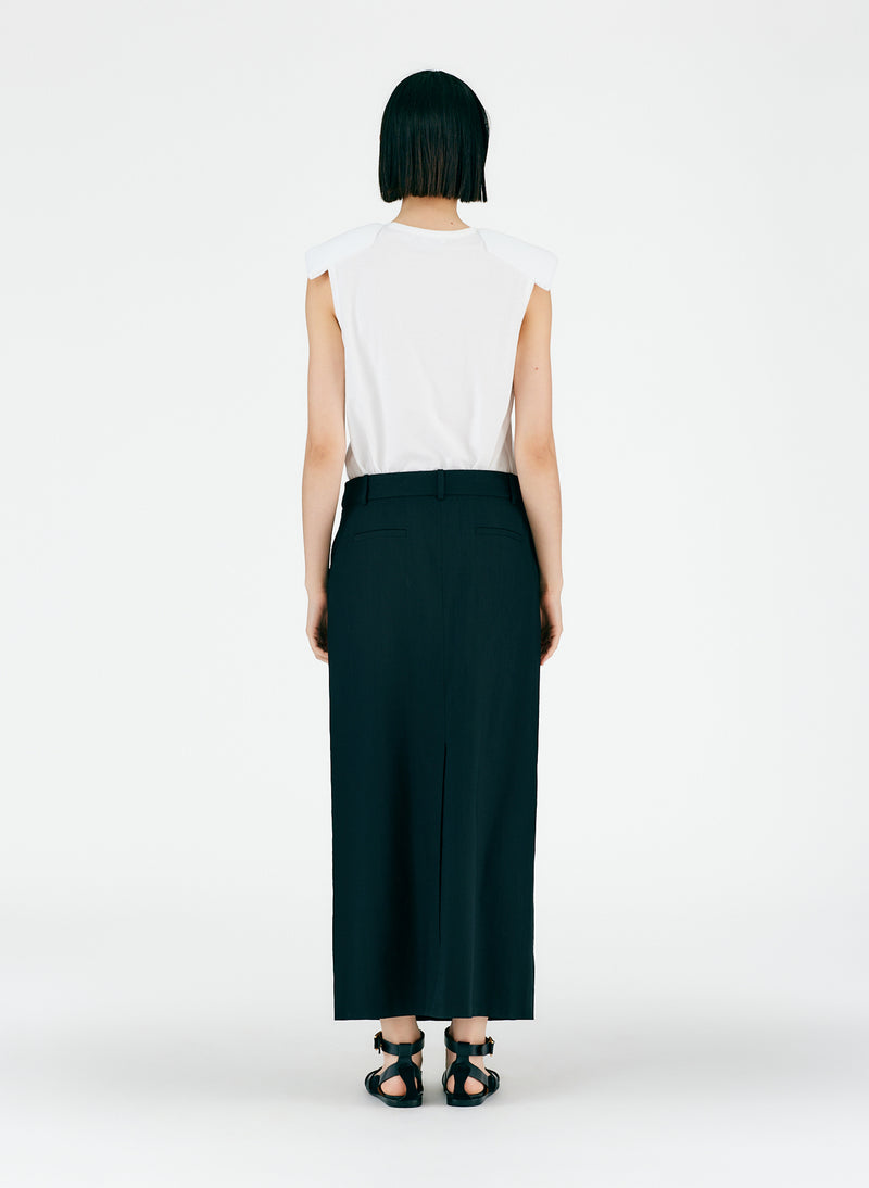 Fluid Suiting Maxi Trouser Skirt – Tibi Official