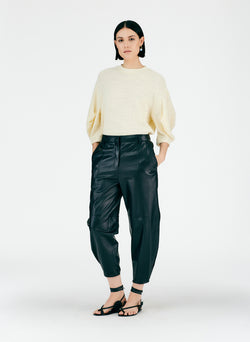 Leather Sculpted Pant – Tibi Official