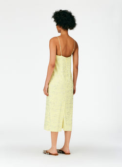 Scintilla Jersey Slip Dress Canary Yellow-04