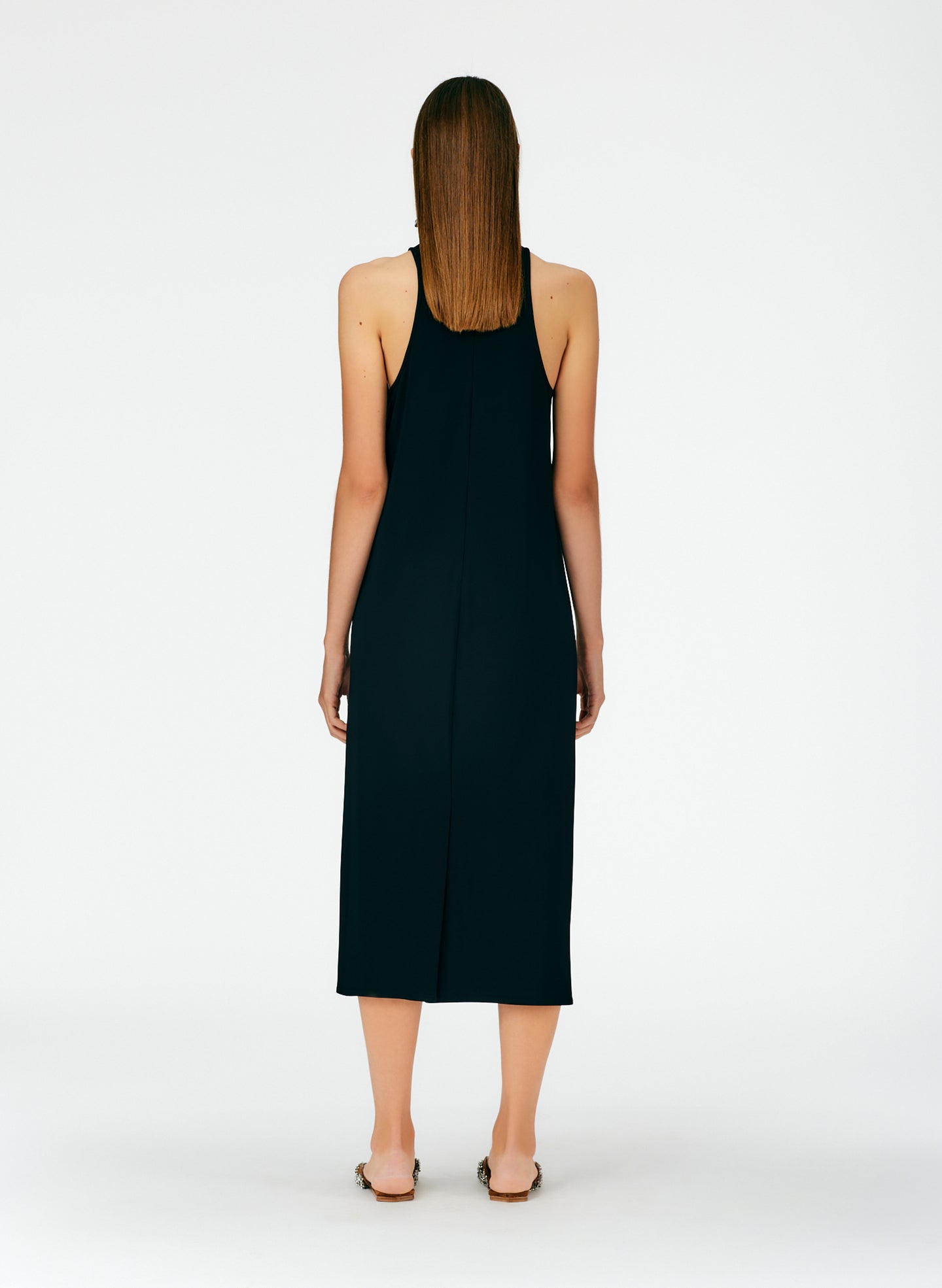 Serpentine Jersey Tank Dress Tibi Official Serpentine Jersey Tank Dress Tibi Official