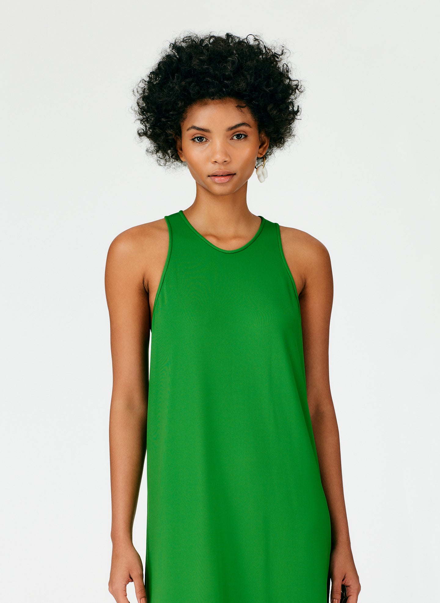 Serpentine Jersey Tank Dress Tibi Official Serpentine Jersey Tank Dress Tibi Official