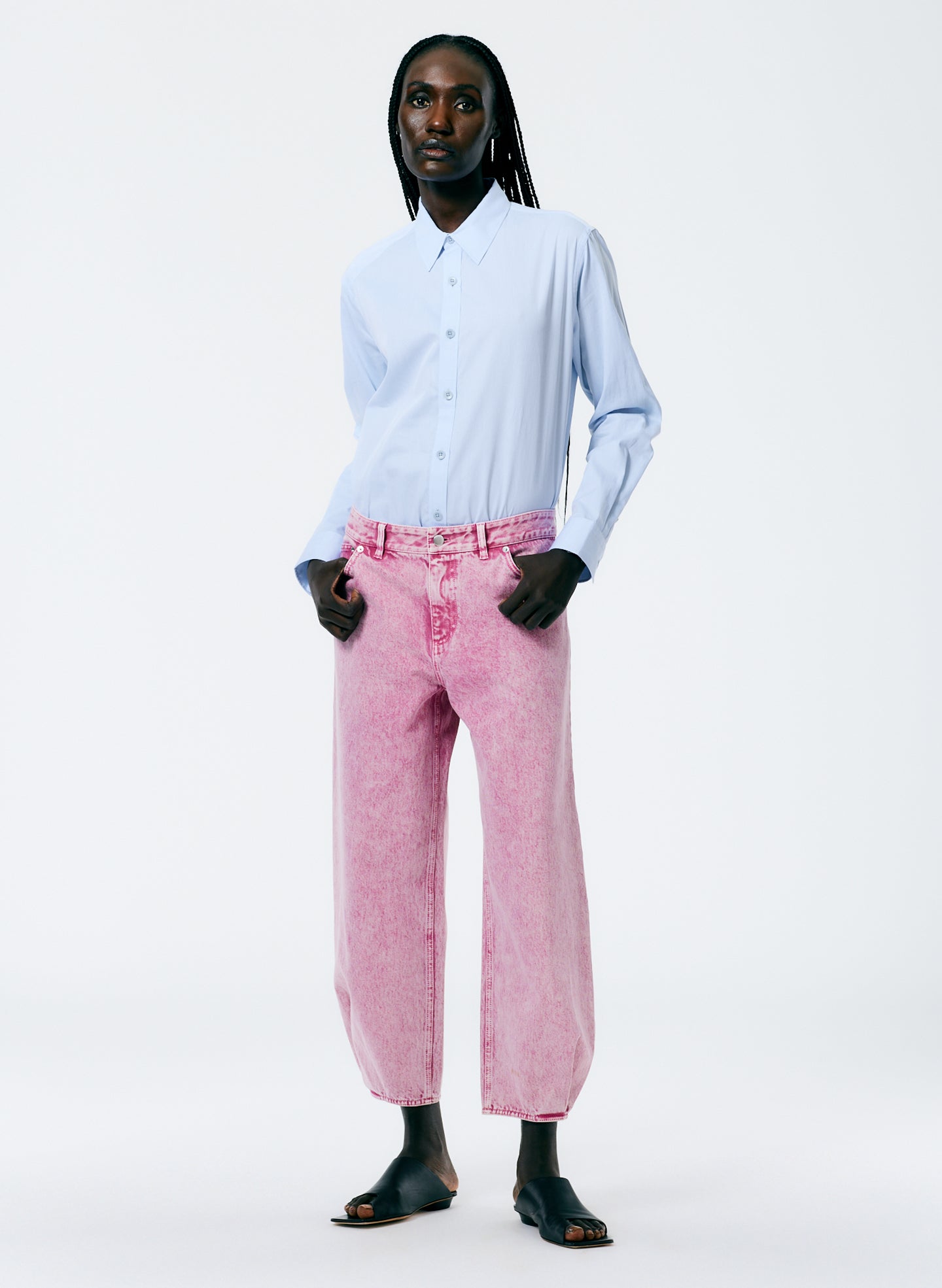 Spring Acid Wash Denim Brancusi Jean - Rose-1