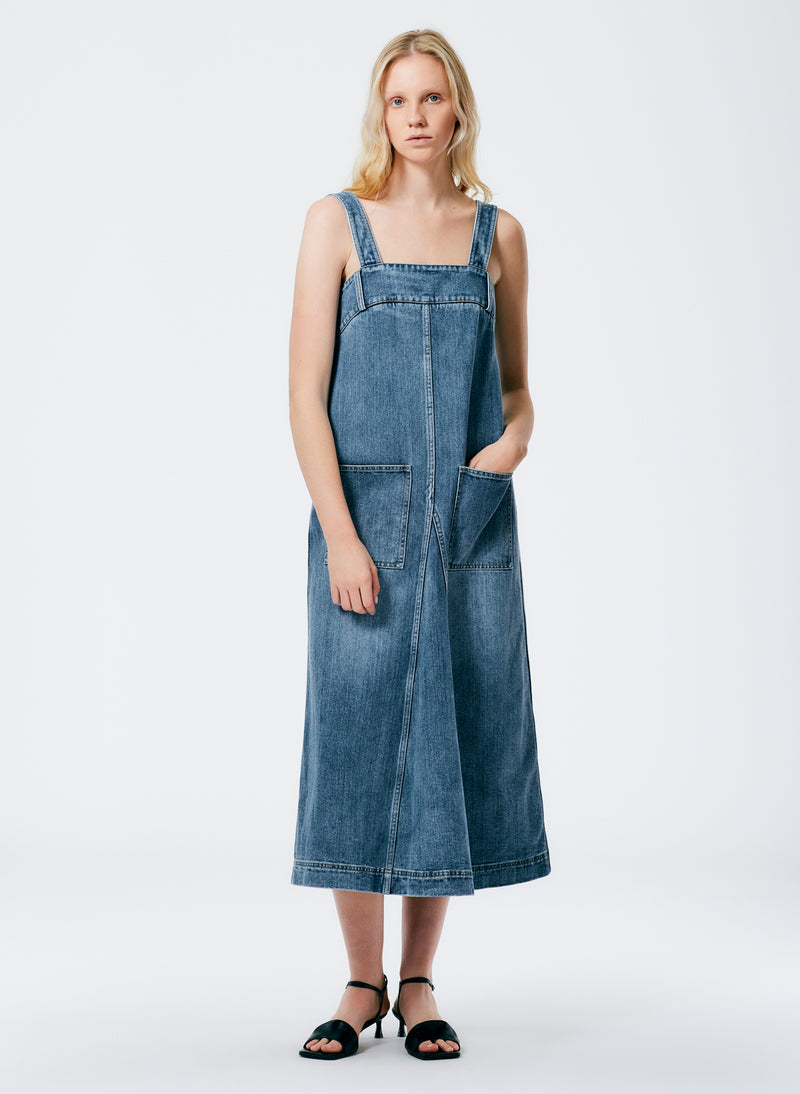 Phase Eight Irena Denim Pinafore in Blue | Lyst UK