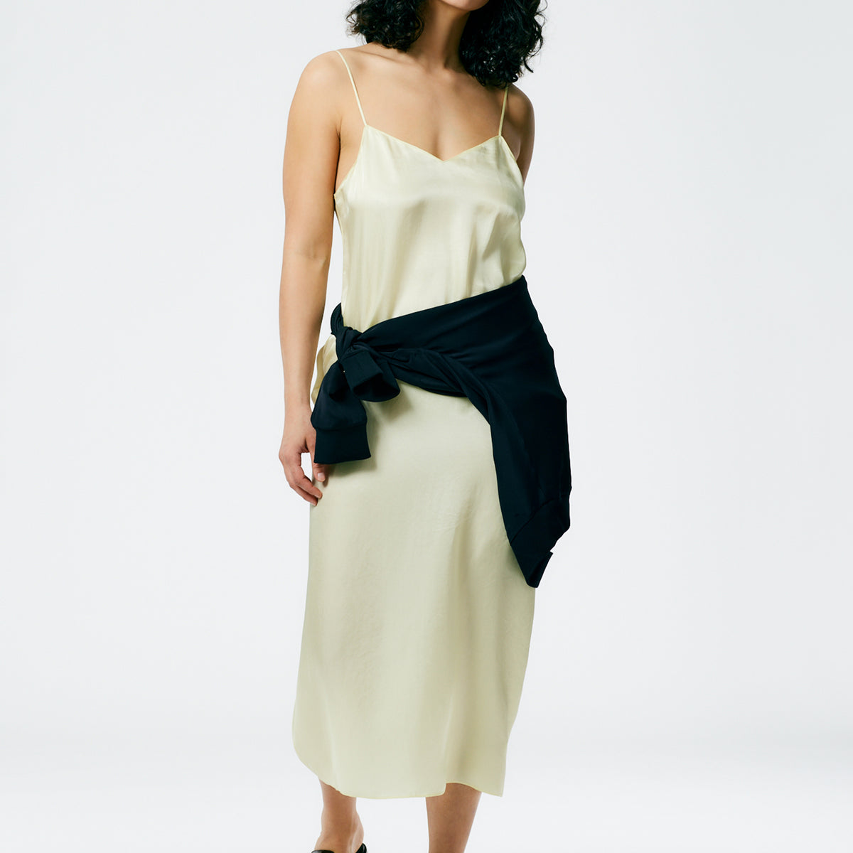 tibi brown slip dress The Slip Dress – Tibi Official main image 1