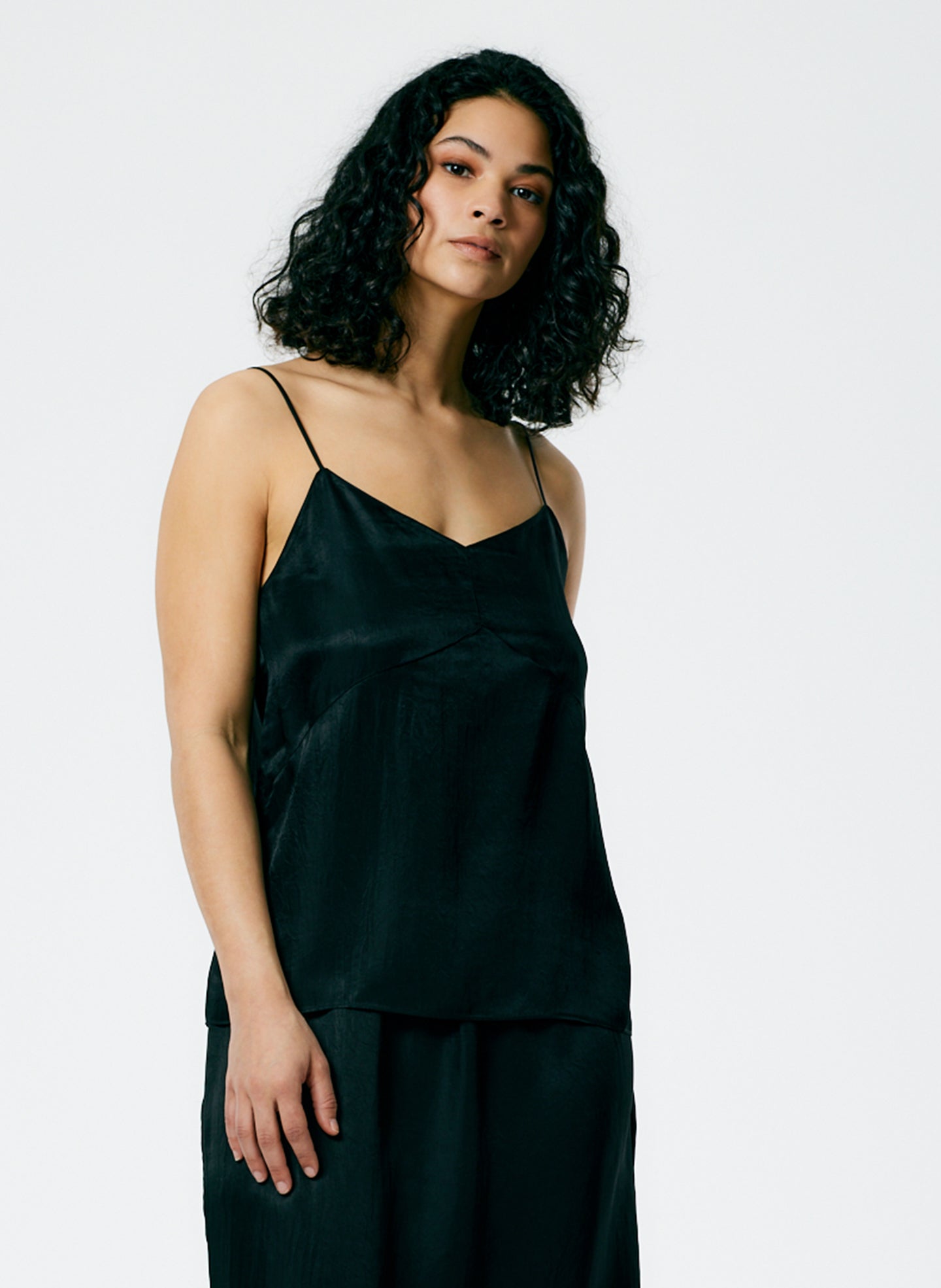 The Slip Cami - Black-1