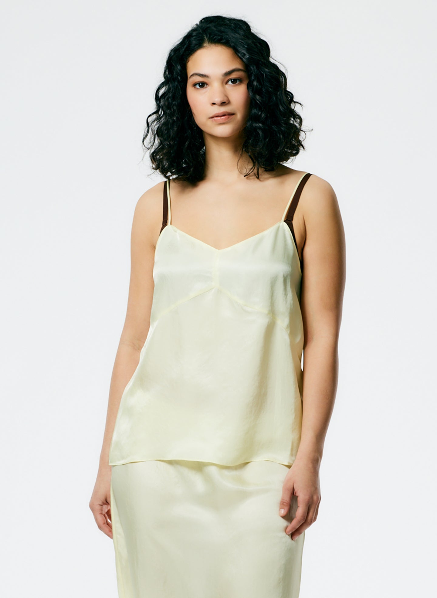 The Slip Cami - Dusty Yellow-1