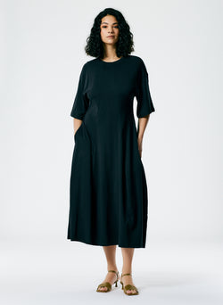 T-Shirt Dress Black-1