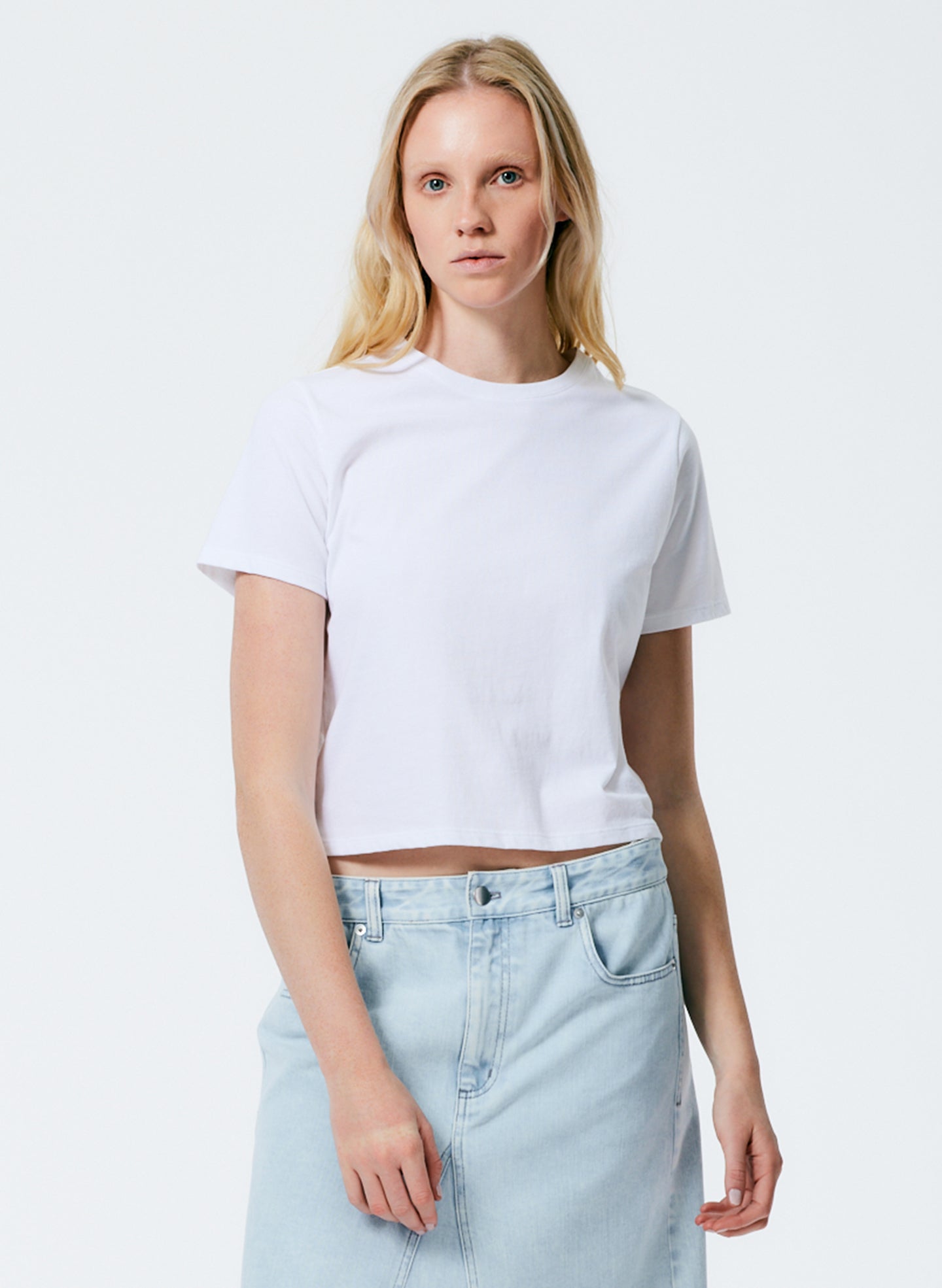 T-Shirting Cropped T-Shirt - White-1