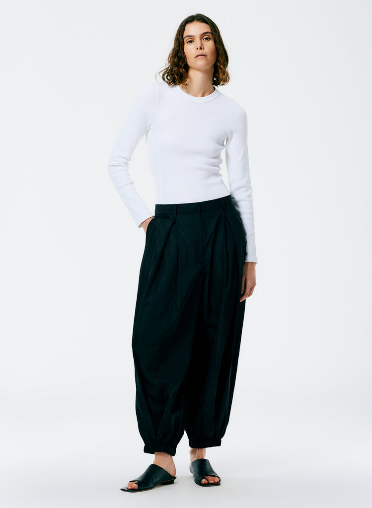 Menswear Suiting Pleated Balloon Pant - Long – Tibi Official