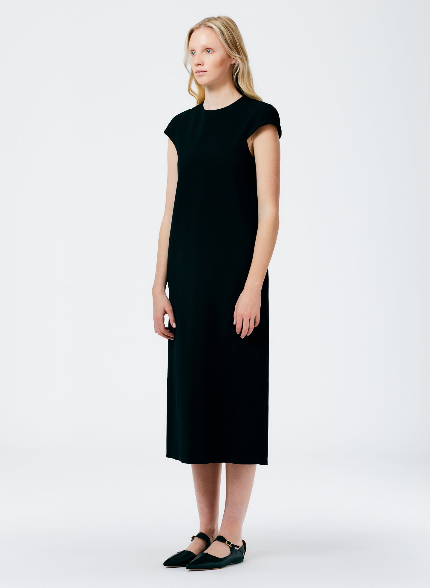 tibi knit dress Tibi Compact Ultra Stretch Knit Sleeveless Dress