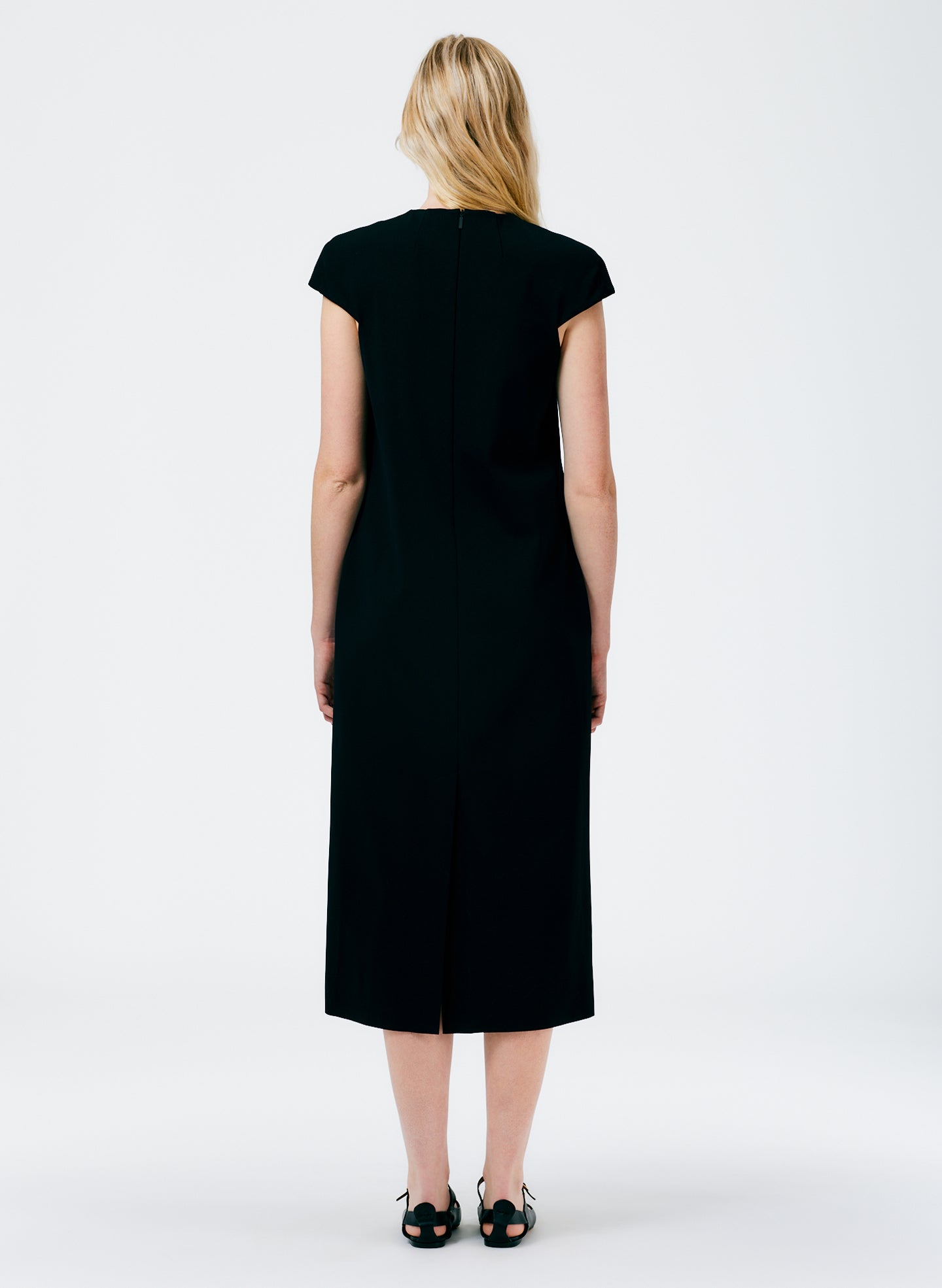 Black / 00 / S123UK1558 Compact Ultra Stretch Knit Lean Sleeveless Dress Black / 00 / S123UK1558 Compact Ultra Stretch Knit Lean Sleeveless Dress