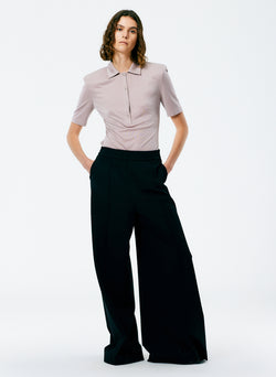 Compact Ultra Stretch Knit Pull On Murray Pant Black-4