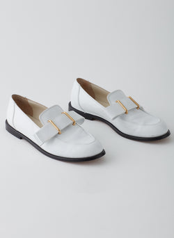 Morris Leather Loafer White-4