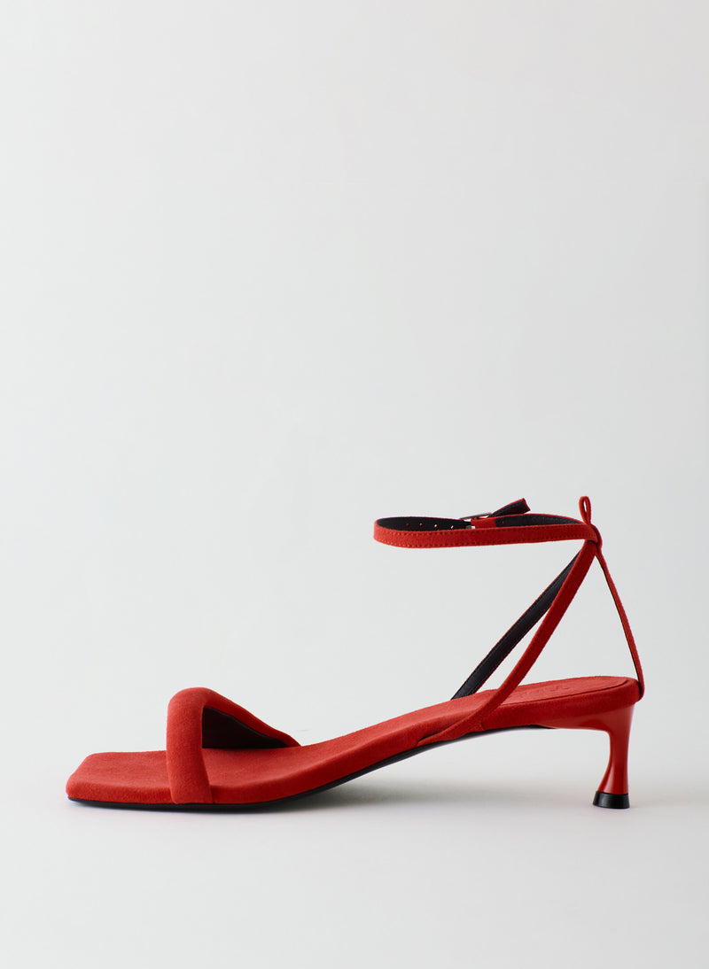 Cameron Suede Sandal Red-02