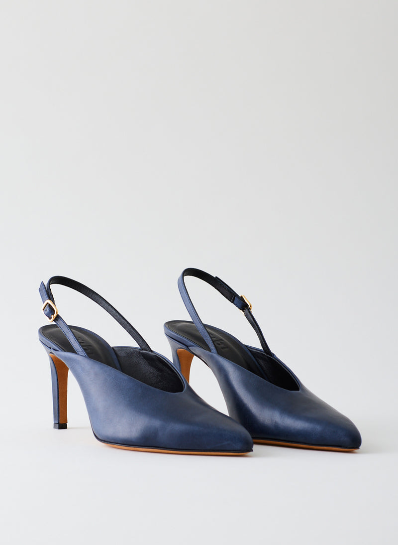 Buy Navy Heeled Shoes for Women by Outryt Online | Ajio.com