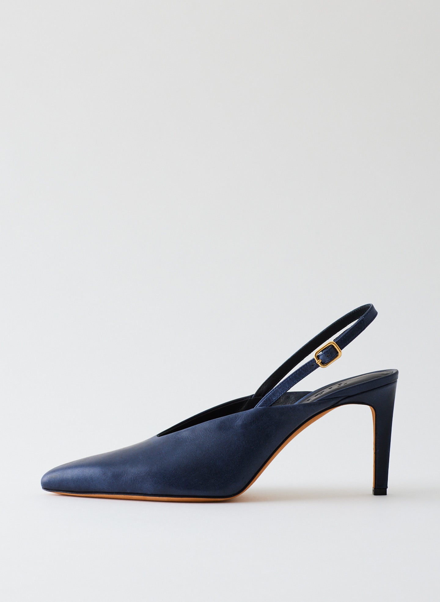 Neve Slingback Pump - Navy-01