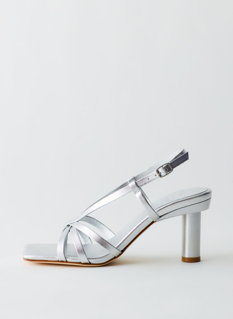 Max High Heel Sandal Silver-01