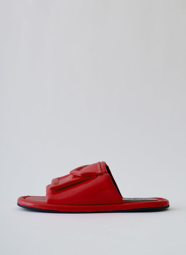 Beryen Naplack Sandal - Red-1