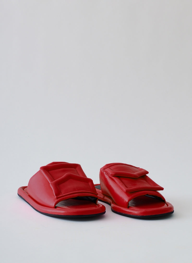 Beryen Naplack Sandal Red-3