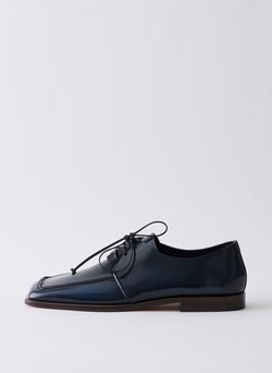 Brody Square Toe Loafer Navy-1