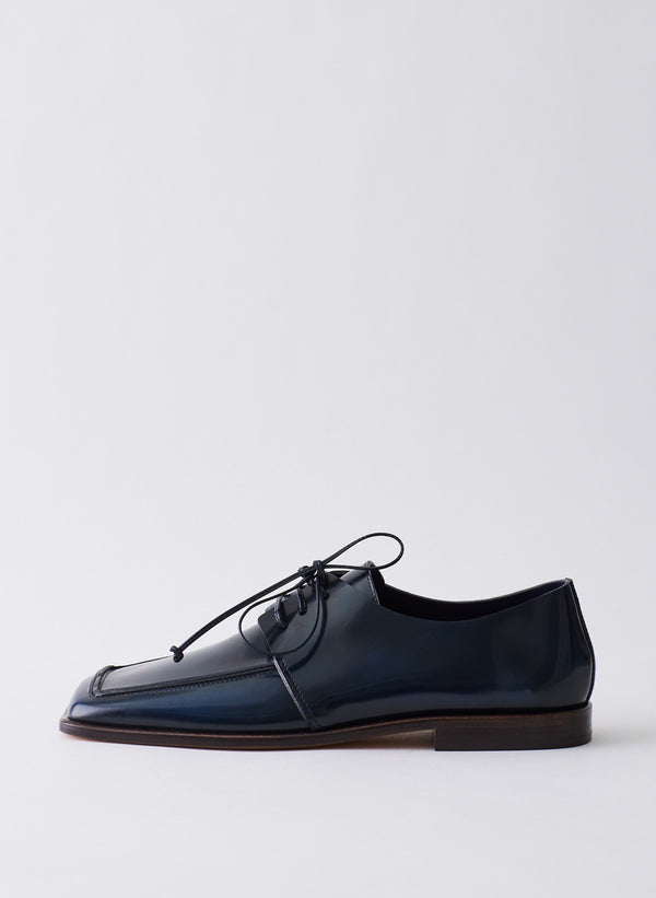 Brody Square Toe Loafer - Navy-1