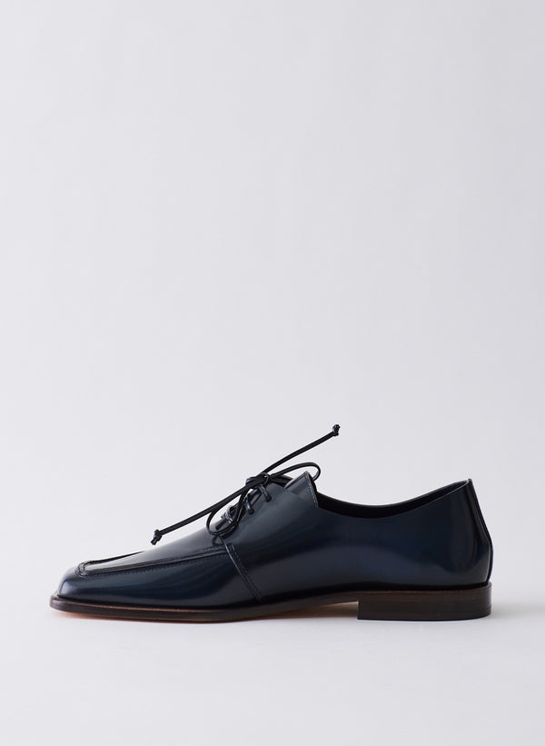 Brody Square Toe Loafer - Navy-2