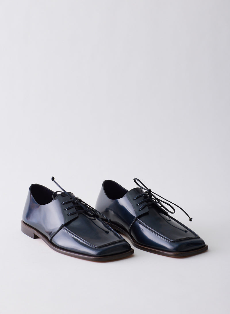 Brody Square Toe Loafer Navy-3