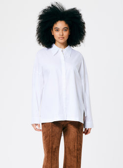Classic Shirting Oversized Gabe Shirt White-1