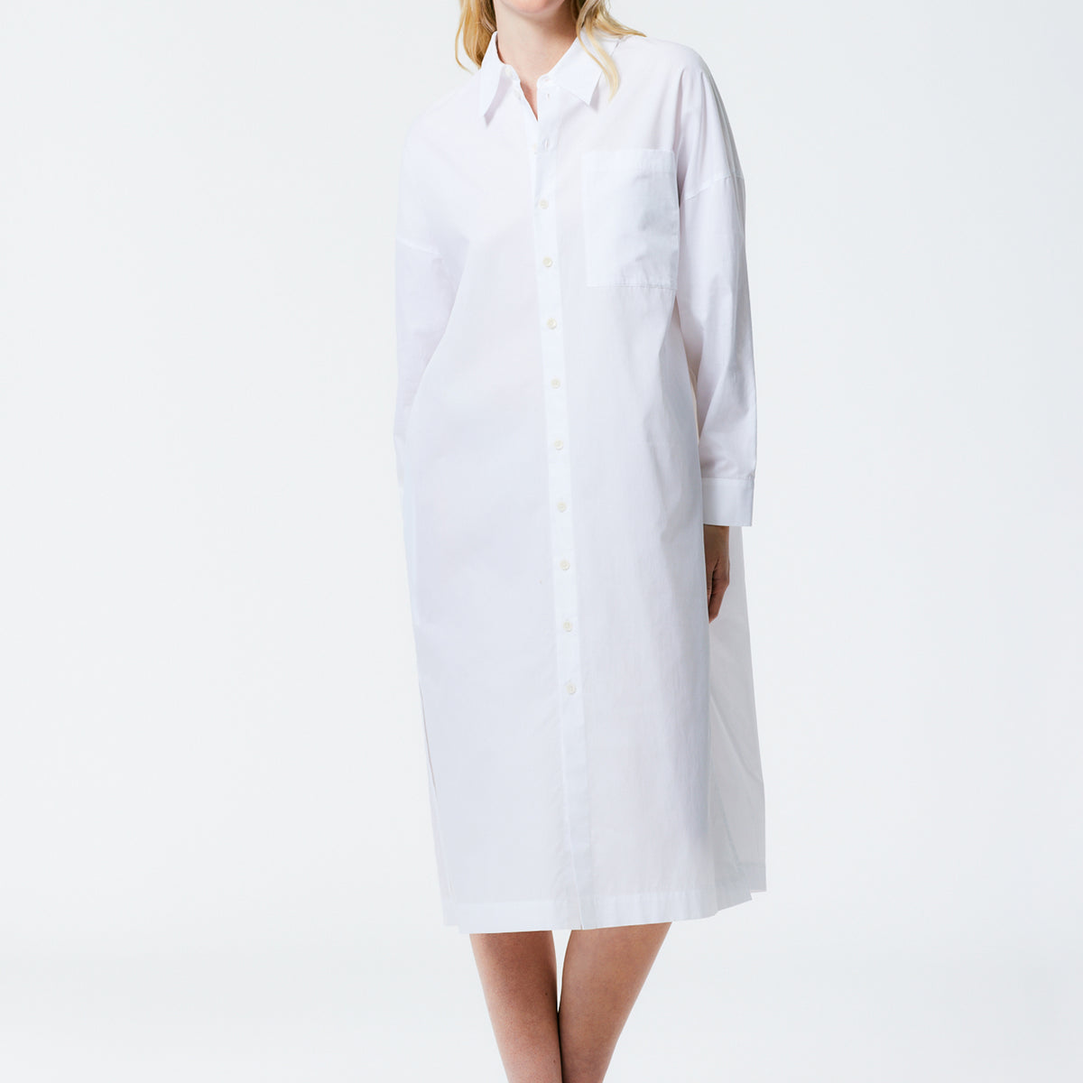 White / XXS / T000CT1510 Shirting Shirtdress