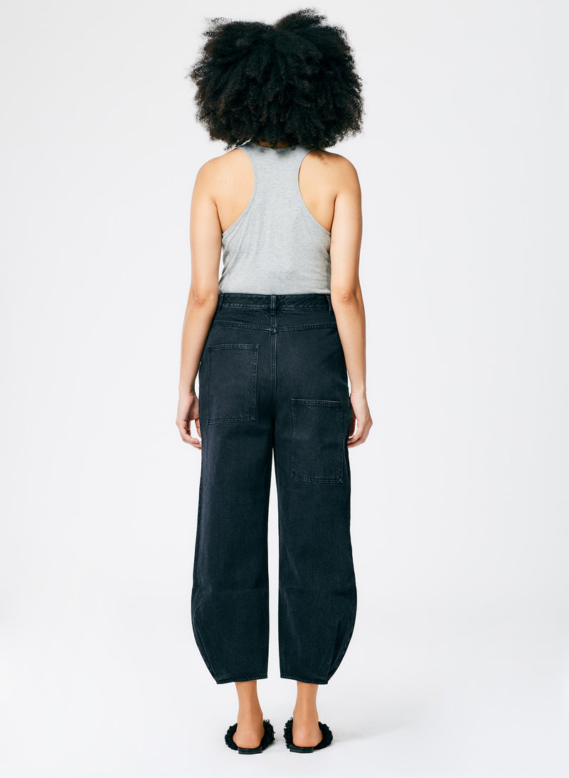 Black Denim Brancusi Jean - Regular – Tibi Official