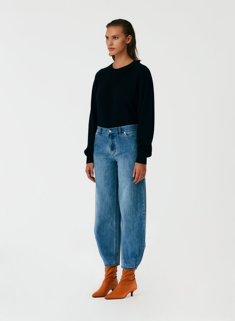 Classic Wash Denim Brancusi Jean - Long – Tibi Official