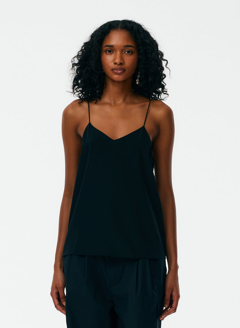 Eco Silk Classic Cami - Black-1