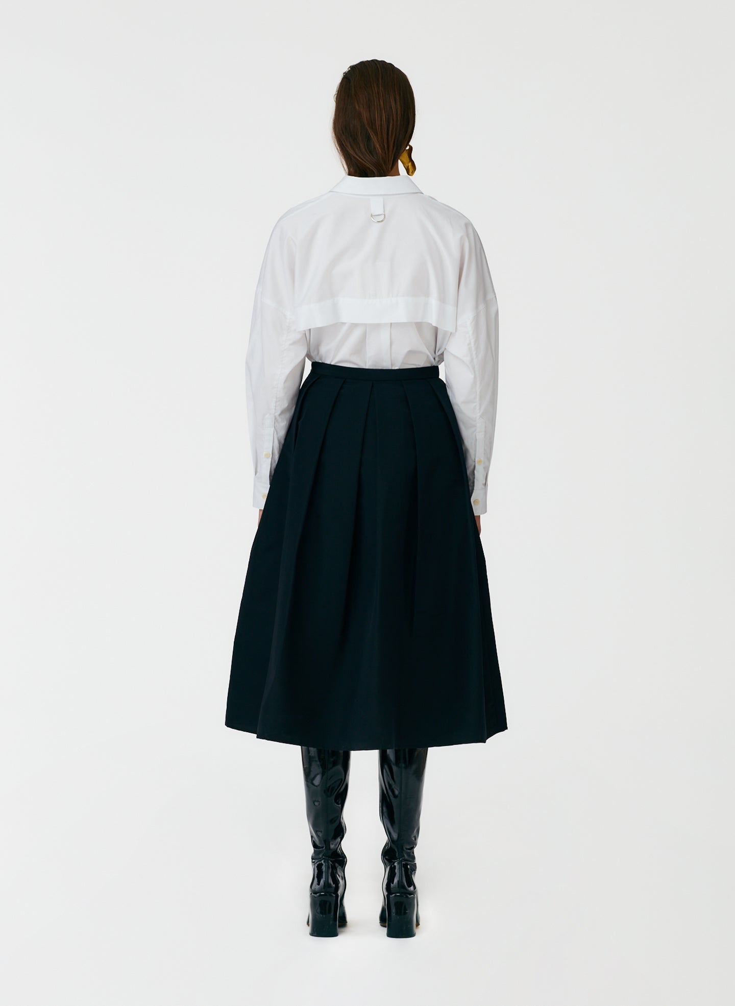 Silk Faille Full Skirt