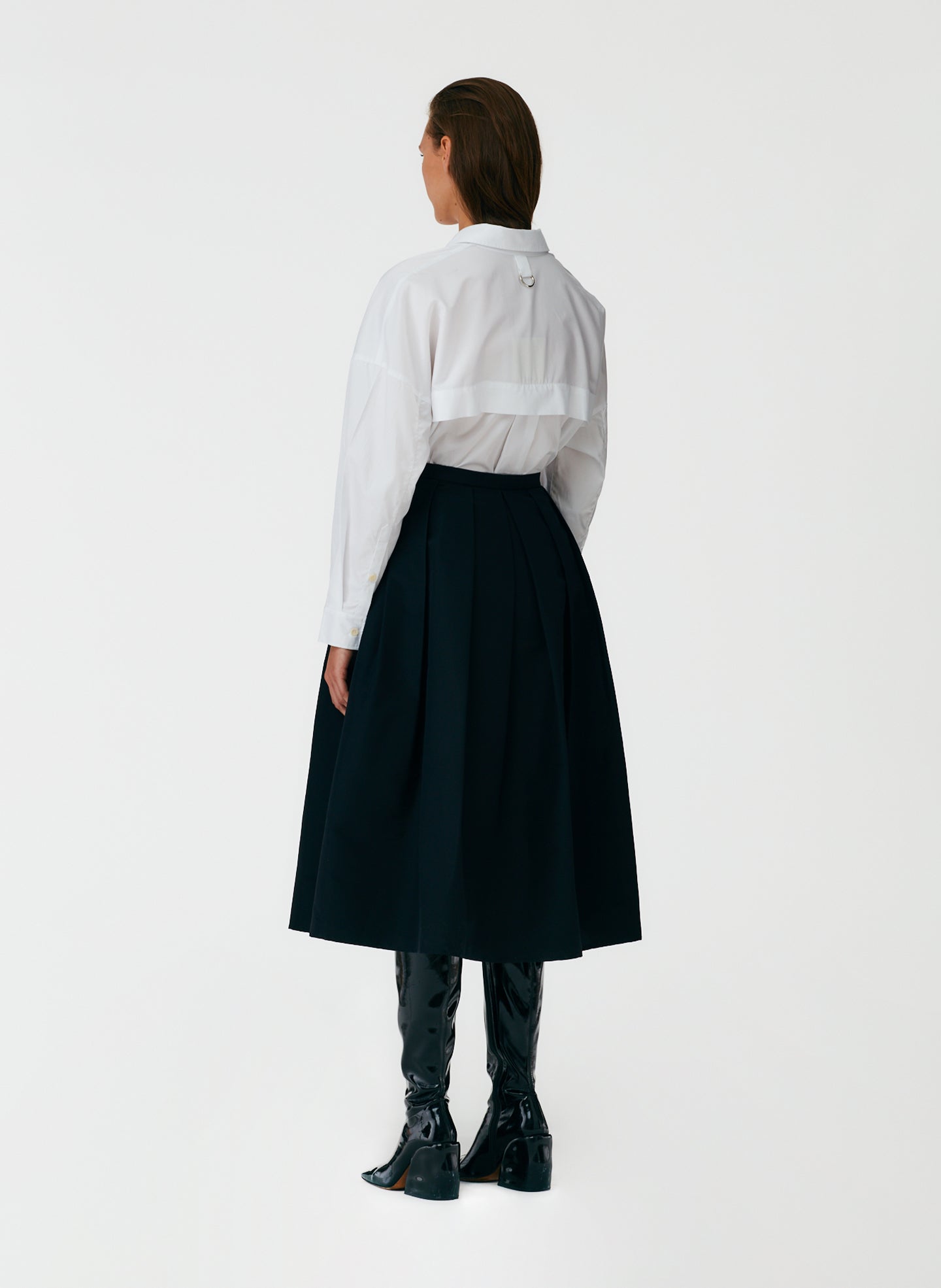 Silk Faille Full Skirt