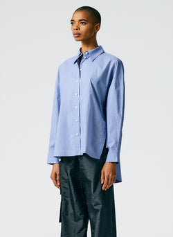 Menswear Check Shirting Oversized Gabe Shirt Blue Multi-02