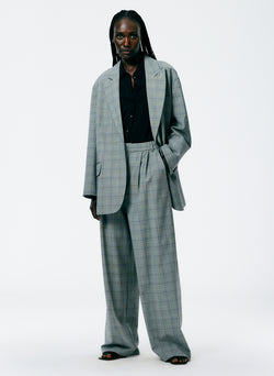 Menswear Suiting Liam Blazer White/Black Multi-1