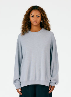 Merino Wool Sweater Combo Pullover Heather Grey-01